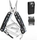 MOSSY OAK 21-in-1 Multitool, Stainless Steel Pliers with Pocket Knife