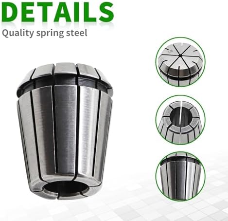 25Pcs ER32 Spring Collet Set 1/16"- 13/16"