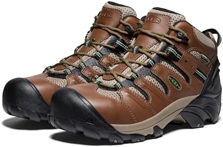 KEEN Utility Men's Lansing Mid Height Steel Toe Waterproof Work Boots