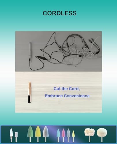 Cordless Polishing & Repair Tool Kit for Acrylic Resin False Teeth
