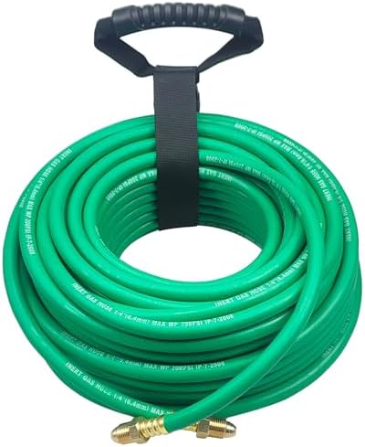 100FT Argon Hose, Inert Gas Welding Hose for MIG/TIG Regulator & Flowmeters