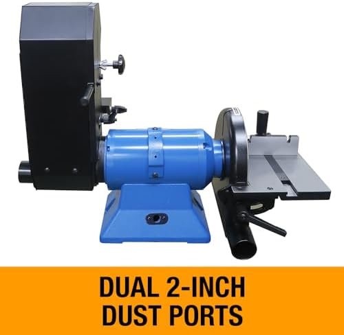 Baileigh 4" x 36" Belt and 9" Disc Grinder, 1 HP, 115/230V (DBG-9436)