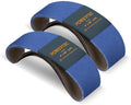 POWERTEC 6PK 4x36 Sanding Belts, 120 Grit Zirconia, 4 x 36 Inch Sanding Belts for Benchtop Belt and Disc Sander, Belt Sandpaper for Woodworking, Metal Grinding, Deburring, Rust Removal (443612Z-3-P2)