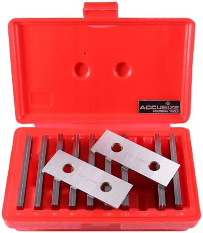 Accusize Precision Parallel Set 1/8 in x 4 in, 10 Matched Pairs