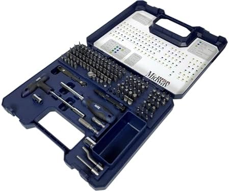 MidwayUSA 123 Piece Gunsmithing Screwdriver Set with Magnetic Tip