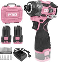 Prostormer 17V Cordless Impact Driver Set, 140Nm Brushless Screwdriver