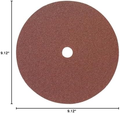 Mercer Industries 305036-9-1/8" x 7/8" Aluminum Oxide Resin Fibre Discs, 36 Grit (25 pack)