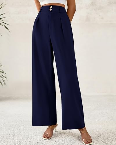 BTFBM Wide Leg Dress Pants Women Business Casual Outfits