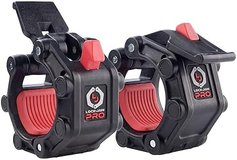 Lock-Jaw PRO 2 Magnetic Barbell Collars/Clamps, 2"/50mm Olympic Bars