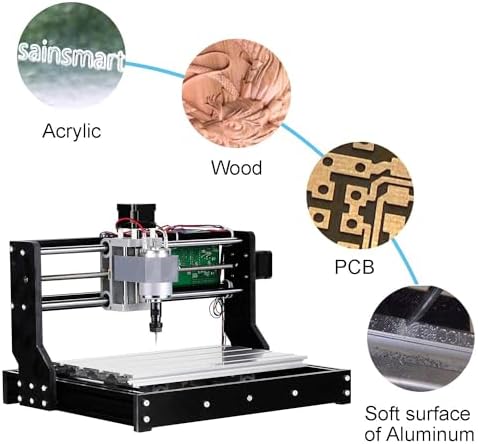 Genmitsu CNC 3018-PRO Router Kit, 3-Axis CNC Machine, Mini Milling Machine