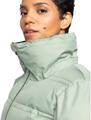 Roxy Women's Quinn Puffer Jacket – 10k Waterproof, Pfas-free, Recycled Stretch Fabric