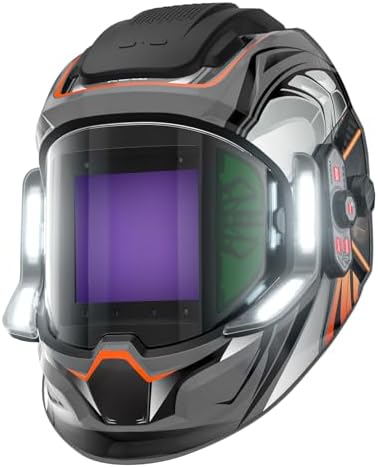 ANDELI Auto Darkening Welding Helmet with Light,with Internal Display