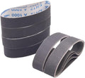 1.2 x 13 Inch Replacement Knife Sharpener Sanding Belt, 120-1000 Grit 24Pcs