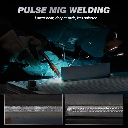 ARCCAPTAIN Pulse MIG Welder 200A Aluminum Welding Machine 110V 220V MIG200P