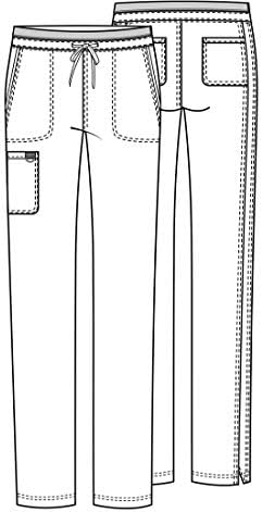 Cherokee WW Revolution Scrubs for Women Tapered Leg Drawstring Pant