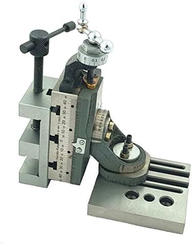Mini Vertical Milling Slide with 2"/ 50 mm Mini Steel Vice & Base Mounting Plate - Direct Mounting on 7 x 14 Mini Lathe Machine