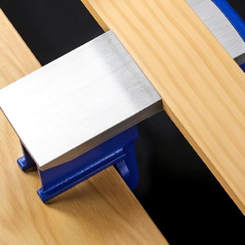 Industrial Bench Vise Workbench Metal Clamping Device With Flat Work Surface Double Guide For Alignment Suitable For Handcrafting General Repairs And Workshop Bench Use