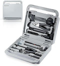 Growneer Tool Set, 241 Piece Home Tool Kit with Durable Metal Tools for Home Repair,DIY,Maintenance,Includes Screwdriver Wrench Hammer Scissors Tape Plier Tool Box Essential Mechanics Tools Kit