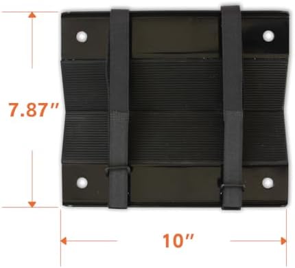 MaxxHaul Snowmobile Moving Dolly Set - Heavy Duty 1500 lbs Capacity - Anti-Slip V-Slide Rubber Pads with Straps - 360 Swivel Casters for Ski Sled Transport Storage Garage (50859)