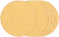 10Pcs Sanding Discs 1In 80Grit Hook and Loop Sandpapers Yellow