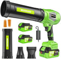 Cordless Leaf Blower, 1.8Lbs Brushless Handheld Turbo Jet Blower, 6 Speed