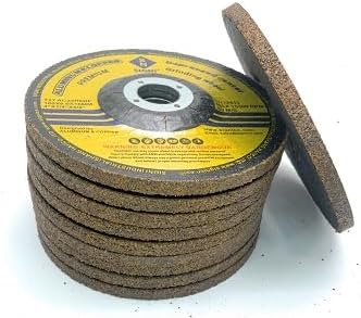 SIGNI 4 Inch Non Ferrous 10 Pack Grinding Wheel, Angle Grinder Abrasive Disc for Aluminum Copper Brass, Anti-Clog (Non-Loading)