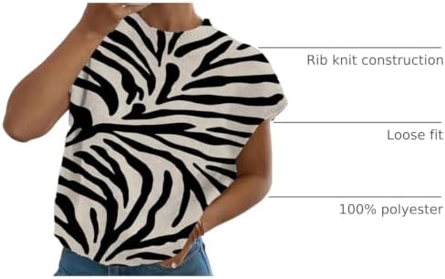 SOLY HUX Women's Short Sleeve Business Casual Sweater
