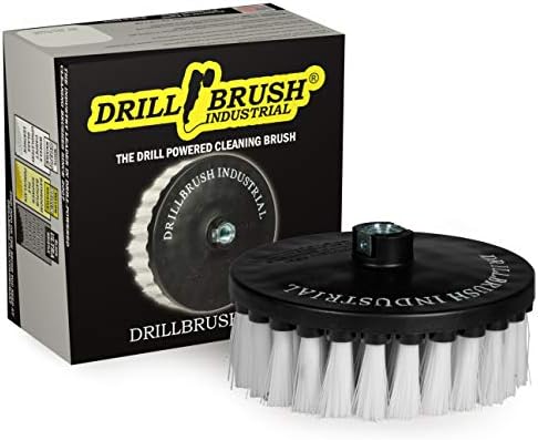 Carpet Cleaner Scrub Brush for Polisher - 7 Inch Soft White Drill Brush