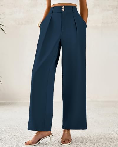 BTFBM Wide Leg Dress Pants Women Business Casual Outfits