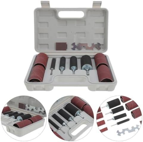 Sanding Drum Kit 80 and 120 Grit Spindle Sander Sleeves