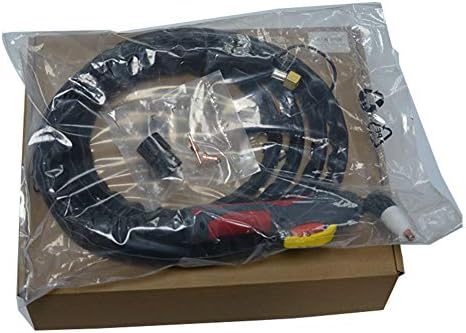 Plasma Cutter torch, PT-31 Air Plasma Cutting Gun with M161.5 Brass Screw 2 pins Connectors, Duty Cycle 60%, work with ESAB/L-TEC PT-31 JG-40 WSD-LG40 CUT50 and most Plasma Cutting machine
