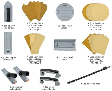 ROLLINGDOG 6PC Wall Sanding Kit