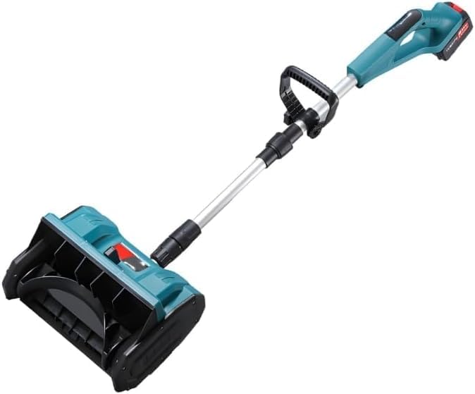 Brushless Cordless Electric Snow Shovel for use with 21V Battery, 12” Snow Thrower with Adjustable Direction, Lightweight Snow Removal Tool for Driveway,Patio,Walkways
