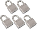 Unity Marine Padlock Keyed Alike 100% Stainless Steel Weatherproof for Sea, Boat, Port, Gate, Anti-Pick (5, 40mm)