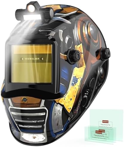 YESWELDER Auto Darkening Welding Helmet 1/1/1/1 True Color, LYG-L600A