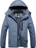 GEMYSE Men's Winter Ski Jacket Waterproof Snow Coat with Detachable Hood