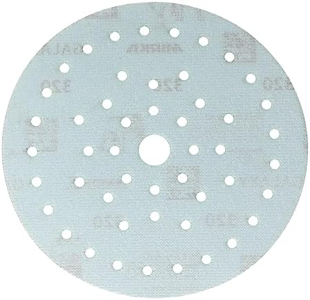 Mirka Galaxy Multifit Sandpaper 6 inch Grit 320 50 Discs Pack