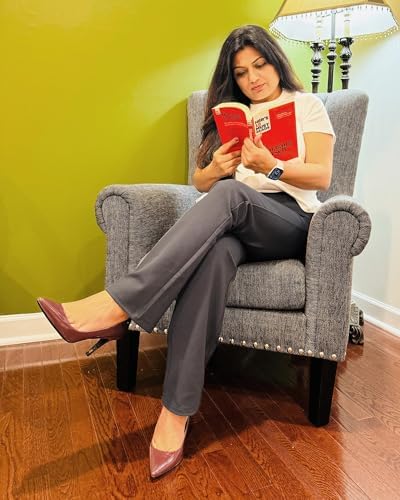 Stelle Women’s 30 Inch Straight Leg Work Pants Stretch Business Casual