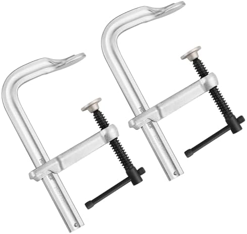 MAXPOWER Thick Rail F Clamp, 8" Opening, 4-3/4" Throat