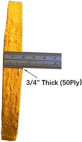 SCOTTCHEN Buffing Polishing Wheel Yellow 8 inch (50 Ply) for Bench Grinder 5/8" Arbor Hole - 1pcs