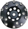 Diamond Grinding Cup Wheel for Hard Concrete Floor, Epoxy Coating Removal, 15 Aggressive Honeycomb Segments, 5 Inch 5/8”-11 Thread, 16/20 Grit