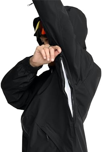Volcom Men's Longo Signature GORE-TEX Snowboard Jacket – Waterproof Snow Jacket with Zip Tech