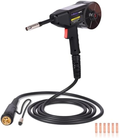 Reboot MIG Welder Spool Gun 10ft LBT150,150Amp MIG Aluminum Welding Torch Works for RBM2500D PRO/RBM2500D MAX (Please verify the model before purchase) Euro Central Connector