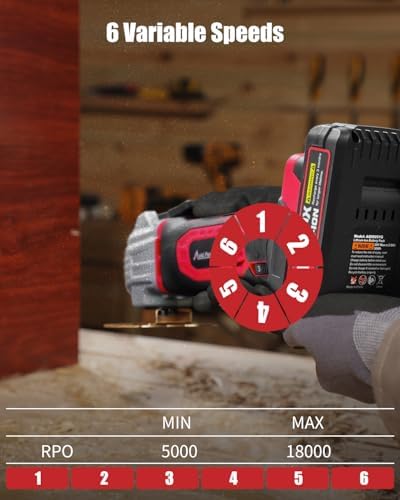 AVID POWER Cordless Oscillating Tool 20V Battery Powered Oscillating Multitool with 2.8° Oscillation Angle, Variable Speed Oscillating Saw w/ 28 Pcs Accessories for Scraping/Cutting & Sanding