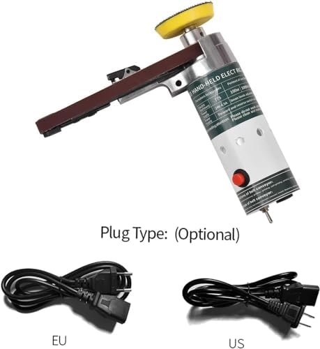 Grinder， Electric Belt Sander Mini Belt Sander Electric Grinder Small Grinding Machine Hand-held Electric Belt Sander