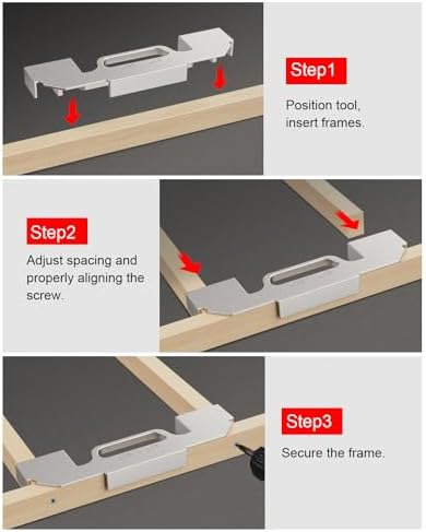 Kolvoii 2-Piece Framing Tools, 12", 14", 16" On-Center Stud Layout Tool