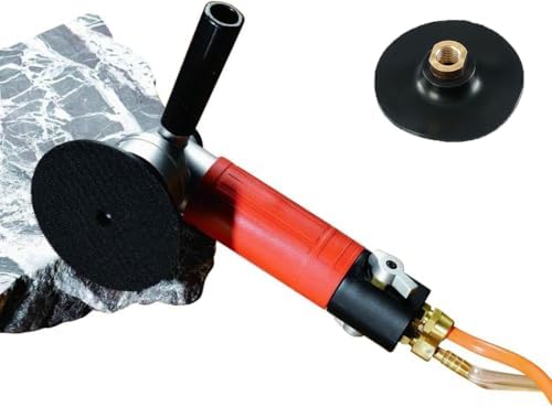 4" Air Wet Polisher Grinder, 4500 RPM Pneumatic Tool for Stone & Concrete