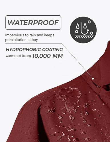 wantdo Women's 3 in 1 Ski Jacket Plus Size Winter Coats Snowboarding Jacket