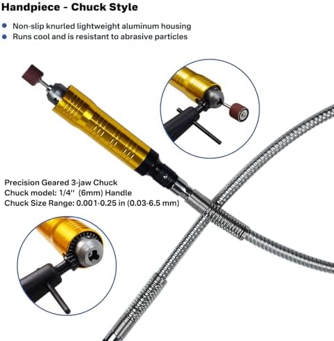 780W Flexible Shaft Rotary Tool Electric Grinder 500-25000RPM