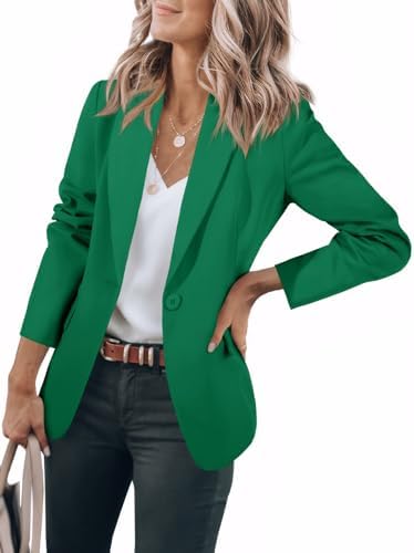 Cicy Bell Womens Casual Blazers Long Sleeve Work Office Suit Jackets Blazer